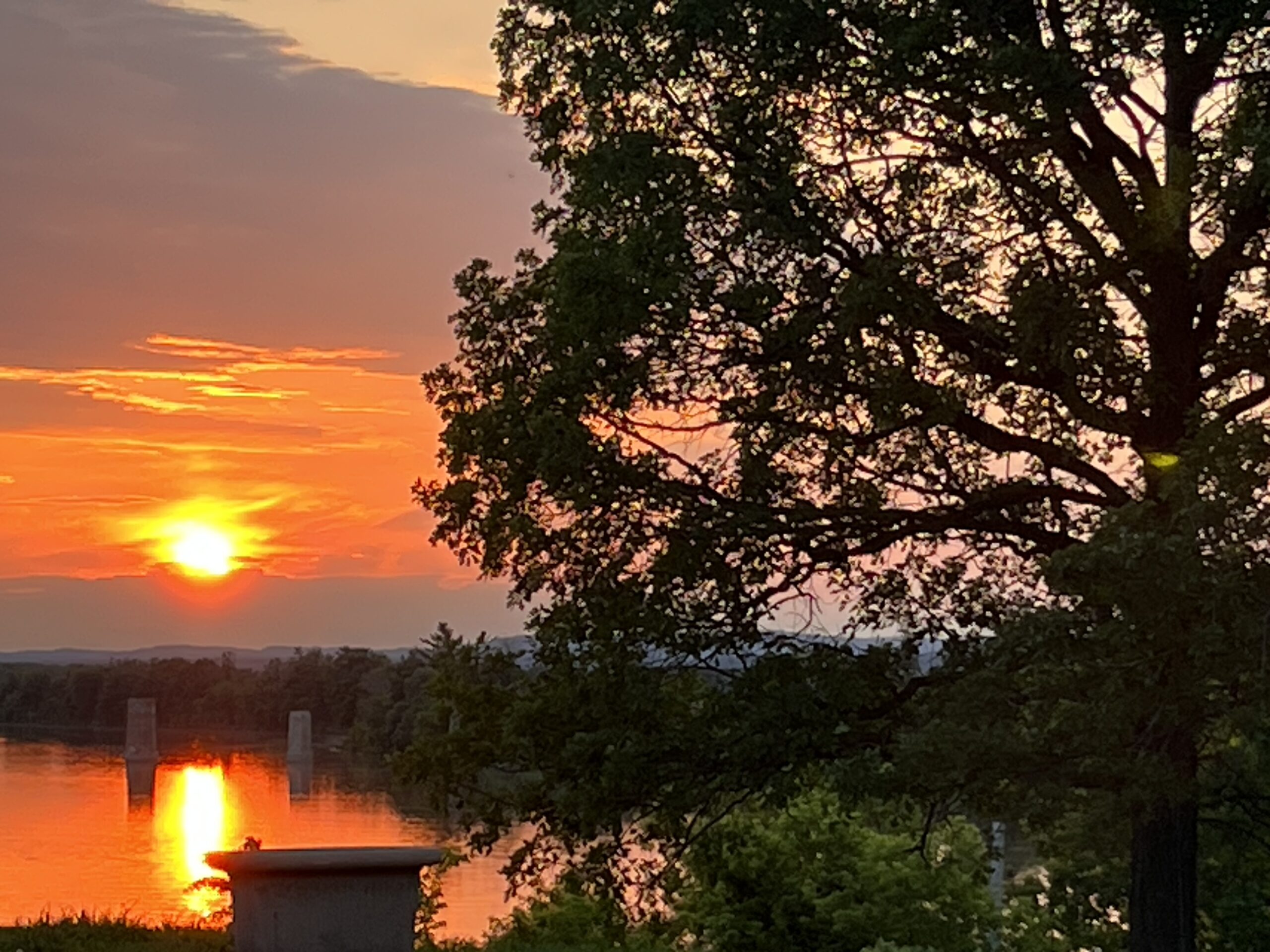 Sunset overlooking Jessups Fall